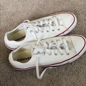 Unisex white converse
